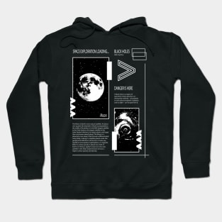 Moon and Black Hole Space Exploration Hoodie